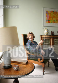Joan Bakewell photographed in her North London home.                         .Copyright©Graham Jepson/Writer Pictures/Rosebud2