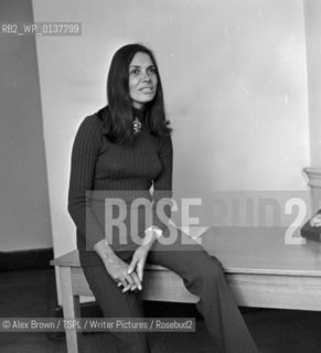 BBC TV presenter Joan Bakewell in Edinburgh in September 1970...copyright©Alex Brown/TSPL/Writer Pictures/Rosebud2