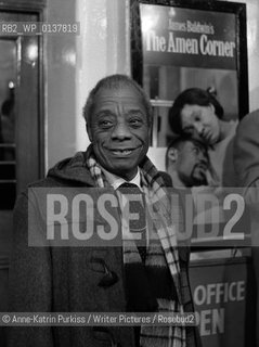James Baldwin.Copyright©Anne-Katrin Purkiss/Writer Pictures/Rosebud2