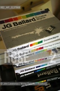 Author J G Ballard at his home in Shepperton, Surrey.  07/09/06..Copyright©John Lawerence/Writer Pictures/Rosebud2