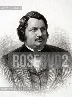 Honore De Balzae (1799-1850).French novelist..copyright©NMG/Writer Pictures/Rosebud2
