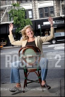 Photograph by © DAN CALLISTER   www.dancallister.com.Author Melissa Bank July 01, 2005 who wrote such best.sellers as The Girls Guide to Hunting and Fishing and now  The Wonder Spot pictured here in Manhattan, New York, USA.Copyright©Dan Callister/Writer Pictures/Rosebud2