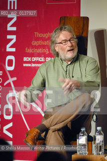 Iain Banks, Scottish writer, talks with Cliff Sharp about his new book Surface Detail, at the 2nd annual Lennoxlove Book Festival at Lennoxlove House, Haddington, Scotland, November 20, 2010...Copyright©Sheila Masson/Writer Pictures/Rosebud2