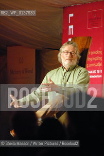 Iain Banks, Scottish writer, talks with Cliff Sharp about his new book Surface Detail, at the 2nd annual Lennoxlove Book Festival at Lennoxlove House, Haddington, Scotland, November 20, 2010...Copyright©Sheila Masson/Writer Pictures/Rosebud2