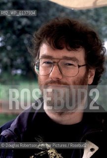 Writer Iain Banks at the Edinburgh International Book Festival..Circa 1993..Copyright©Douglas Robertson/Writer Pictures/Rosebud2
