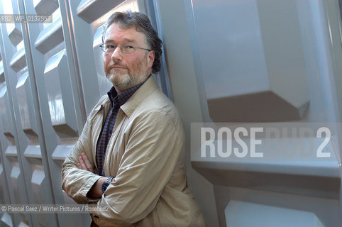Writer Iain Banks at the Edinburgh International Book Festival in 2003..Copyright©Pascal Saez/Writer Pictures/Rosebud2