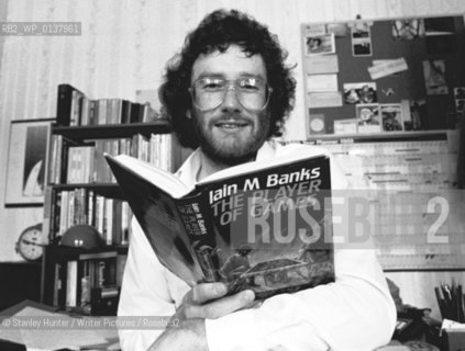 Scottish writer Iain Banks   ..copyright©Stanley Hunter/Writer Pictures/Rosebud2