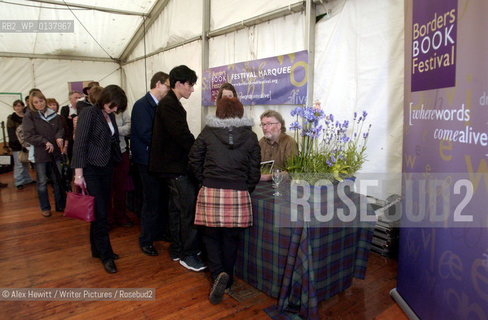 A portrait of Iain Banks during events at the Borders Book Festival 2007, held in Melrose in the Scottish Borders...Copyright©Alex Hewitt/Writer Pictures/Rosebud2