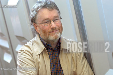 Writer Iain Banks at the Edinburgh International Book Festival in 2003..Copyright©Pascal Saez/Writer Pictures/Rosebud2