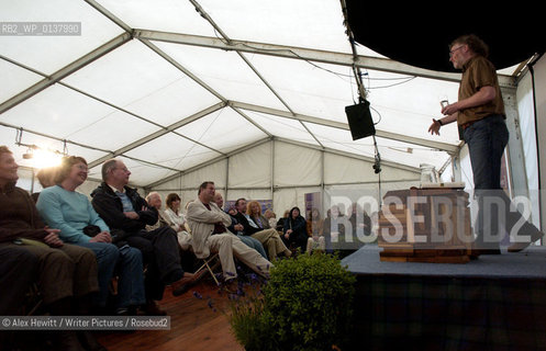 A portrait of Iain Banks during events at the Borders Book Festival 2007, held in Melrose in the Scottish Borders...Copyright©Alex Hewitt/Writer Pictures/Rosebud2