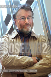 Writer Iain Banks at the Edinburgh International Book Festival in 2003..Copyright©Pascal Saez/Writer Pictures/Rosebud2