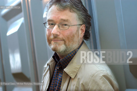 Writer Iain Banks at the Edinburgh International Book Festival in 2003..Copyright©Pascal Saez/Writer Pictures/Rosebud2