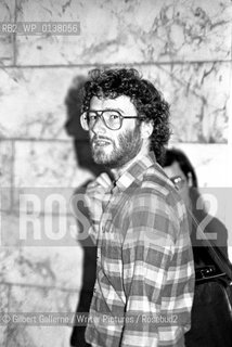 Iain Banks, Scottish writer, at Fantasycon XI in Birmingham, UK, on November 12, 1986..Copyright©Gilbert Gallerne/Writer Pictures/Rosebud2