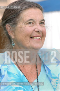 British childrens writer Lynne Reid Banks, author of many books, such as .The Indian In the Cupboard, at the Edinburgh International Book Festival 2003...Copyright©Pascal Saez/Writer Pictures/Rosebud2