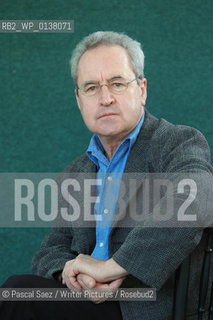 Writer John Banville at the Edinburgh International Book Festival...Copyright©Pascal Saez/Writer Pictures/Rosebud2