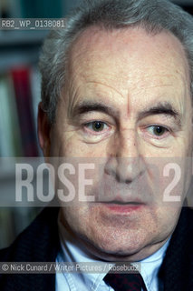 Irish writer and Man Booker prize writer John Banville pictured at the London Review Bookshop . ..copyright©Nick Cunard/Writer Pictures/Rosebud2