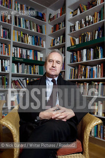 Irish writer and Man Booker prize writer John Banville pictured at the London Review Bookshop . ..copyright©Nick Cunard/Writer Pictures/Rosebud2