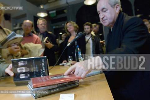Irish writer and Man Booker prize writer John Banville pictured at the London Review Bookshop . ..copyright©Nick Cunard/Writer Pictures/Rosebud2