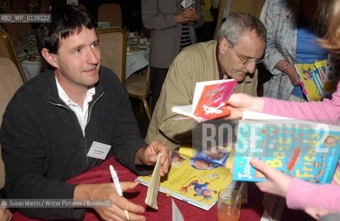 Tom Barber, childrens author, at the 2005 Red House Childrens Book Awards, Kensington, London, June 11, 2005..©.Susan Martin/Writer Pictures/Rosebud2