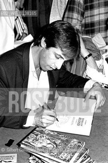 Clive Barker, English author, film director and visual artist  at Fantasycon XI in Birmingham, UK, November 12, 1986..©.Gilbert Gallerne/Writer Pictures/Rosebud2