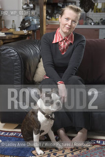 Man Booker Prize Nominated Author Nicola Barker. Photographed in her London home..Copyright©Lesley Anne Churchill/Writer Pictures/Rosebud2