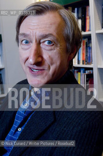 Julian Barnes portrait and signing LRB specially bound limited & first editions of his new book Nothing to be Frightened of  just published by Cape . Pictured in the London Review of Books bookshop Bloomsbury London Wc1...copyright©Nick Cunard/Writer Pictures/Rosebud2