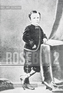 J M Barrie aged about six years..copyright©nmg/Writer Pictures/Rosebud2