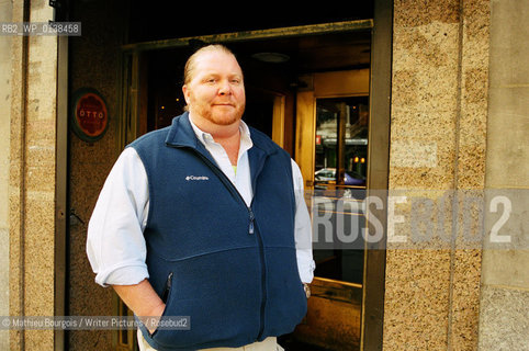 Mario Batali ..copyright©Mathieu Bourgois/Writer Pictures/Rosebud2