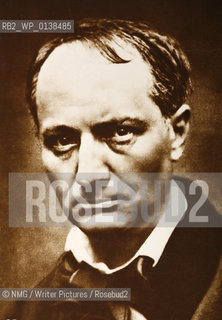 Baudelaire, French Poet.  (1821-1867)..Copyright©NMG/Writer Pictures/Rosebud2