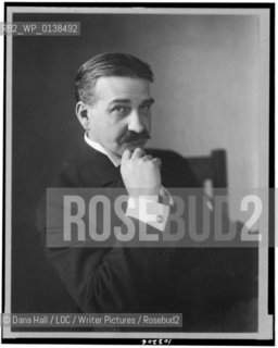 A Studio portrait of American Author, Actor and Filmmaker L Frank Baum taken in 1908..copyright©Dana Hall/LOC/Writer Pictures/Rosebud2