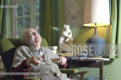 John Bayley  the writer and former husband of Iris Murdoch at home in Oxfordshire...Copyright©Geraint Lewis/Writer Pictures/Rosebud2