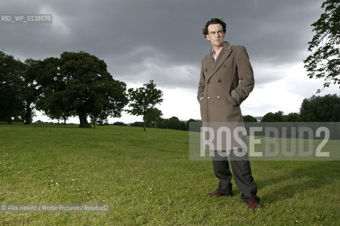 Events at the Borders Book Festival 2007, held in Melrose in the Scottish Borders...Ian Rankin chatting outside Harmony House with Sponsors..Copyright©Alex Hewitt/Writer Pictures/Rosebud2