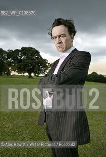 Events at the Borders Book Festival 2007, held in Melrose in the Scottish Borders...Ian Rankin chatting outside Harmony House with Sponsors..Copyright©Alex Hewitt/Writer Pictures/Rosebud2
