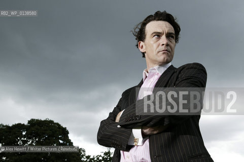 Events at the Borders Book Festival 2007, held in Melrose in the Scottish Borders...Ian Rankin chatting outside Harmony House with Sponsors..Copyright©Alex Hewitt/Writer Pictures/Rosebud2
