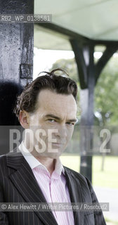 Events at the Borders Book Festival 2007, held in Melrose in the Scottish Borders...Ian Rankin chatting outside Harmony House with Sponsors..Copyright©Alex Hewitt/Writer Pictures/Rosebud2