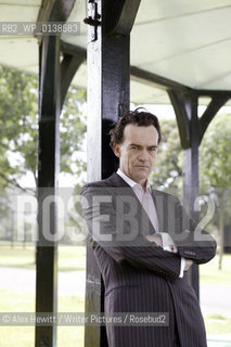 Events at the Borders Book Festival 2007, held in Melrose in the Scottish Borders...Ian Rankin chatting outside Harmony House with Sponsors..Copyright©Alex Hewitt/Writer Pictures/Rosebud2