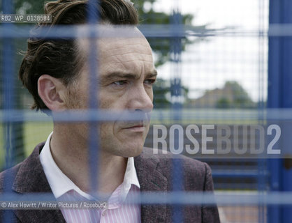 Events at the Borders Book Festival 2007, held in Melrose in the Scottish Borders...Ian Rankin chatting outside Harmony House with Sponsors..Copyright©Alex Hewitt/Writer Pictures/Rosebud2