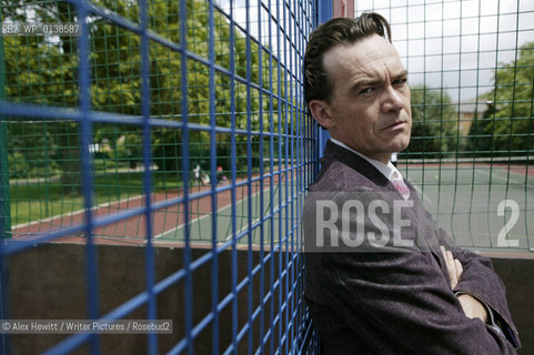 Events at the Borders Book Festival 2007, held in Melrose in the Scottish Borders...Ian Rankin chatting outside Harmony House with Sponsors..Copyright©Alex Hewitt/Writer Pictures/Rosebud2
