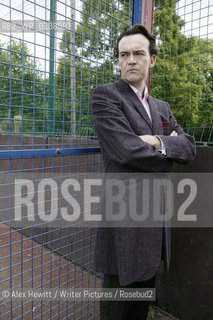 Events at the Borders Book Festival 2007, held in Melrose in the Scottish Borders...Ian Rankin chatting outside Harmony House with Sponsors..Copyright©Alex Hewitt/Writer Pictures/Rosebud2