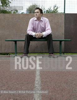 Events at the Borders Book Festival 2007, held in Melrose in the Scottish Borders...Ian Rankin chatting outside Harmony House with Sponsors..Copyright©Alex Hewitt/Writer Pictures/Rosebud2
