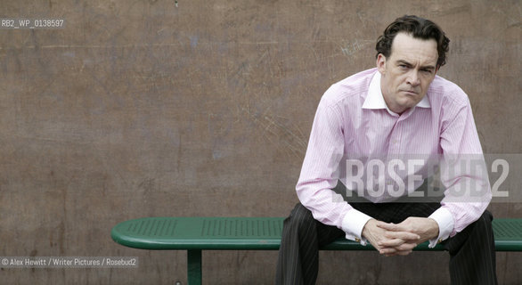 Events at the Borders Book Festival 2007, held in Melrose in the Scottish Borders...Ian Rankin chatting outside Harmony House with Sponsors..Copyright©Alex Hewitt/Writer Pictures/Rosebud2