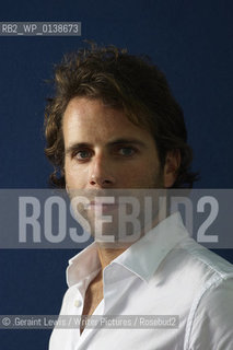 Mark Beaumont, writer, at the 2010 Edinburgh International Book Festival. August 27, 2010..©.Geraint Lewis/Writer Pictures/Rosebud2