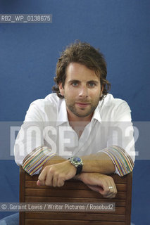 Mark Beaumont, writer, at the 2010 Edinburgh International Book Festival. August 27, 2010..©.Geraint Lewis/Writer Pictures/Rosebud2