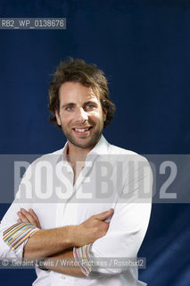 Mark Beaumont, writer, at the 2010 Edinburgh International Book Festival. August 27, 2010..©.Geraint Lewis/Writer Pictures/Rosebud2