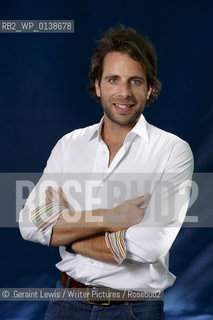 Mark Beaumont, writer, at the 2010 Edinburgh International Book Festival. August 27, 2010..©.Geraint Lewis/Writer Pictures/Rosebud2