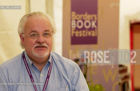 Events at the Borders Book Festival 2007, held in Melrose in the Scottish Borders...Ian Beck signs copies of his book inside the festival marquee..Copyright©Alex Hewitt/Writer Pictures/Rosebud2