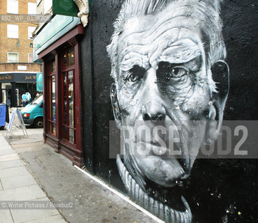 Samuel Beckett mural off Portobello Road, London
©Writer Pictures/Rosebud2