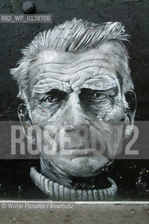 Samuel Beckett mural off Portobello Road, London
©Writer Pictures/Rosebud2