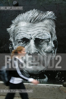 Samuel Beckett mural off Portobello Road, London
©Writer Pictures/Rosebud2