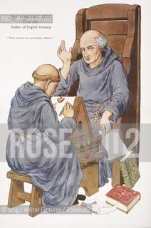 Bede, the cornerstone of English History.  Died 735...copyright©nmg/Writer Pictures/Rosebud2